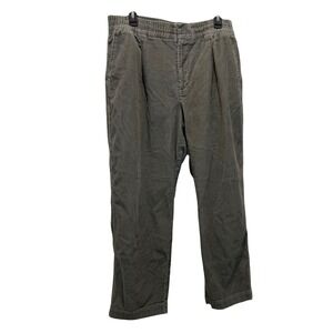 GAP Men's Gray Corduroy Pull-On Relaxed Fit Casual Pants Size XL 36X26